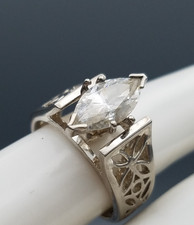 Vintage Diamonique CZ Raised