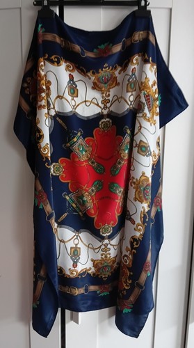 Vintage baroque silk - baroque, scarf