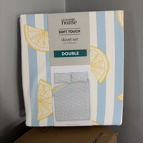 Lemon theme double duvet set - duvet,