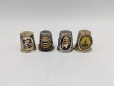 4 Metal Thimbles London Royal