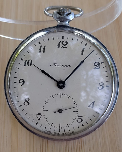 Original pocket watch molnija - original,