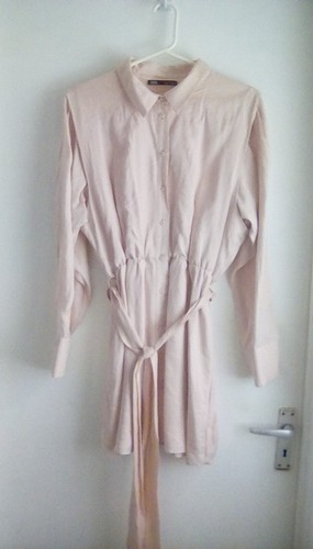 Zara pink satin - pink, dress