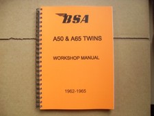 BSA A65,A50 FACTORY WORKSHOP
