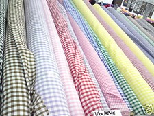 POLY-COTTON GINGHAM check