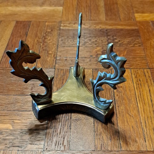 Brass sphere holder crystal - sphere,