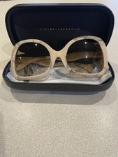 Victoria Beckham VBS126 C6 Flared Butterfly Pink Marble Sunglasses