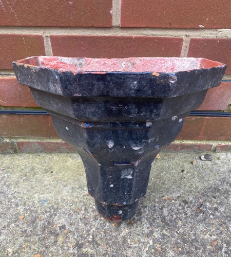 Antique cast iron rain drain - antique,