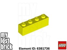 Lego part 3010 bricks 1x4 - part,