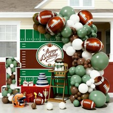Football Balloon Arch Garland