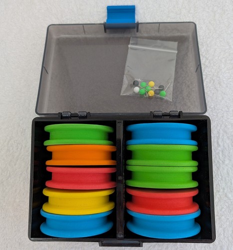 Carp hair rig spools storage - &,
