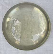 106mm Condenser Convex Glass Lens from Ross London 1940's Projector Epidiascope