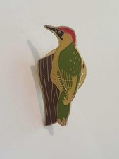 GREEN WOODPECKER - Bird Enamel