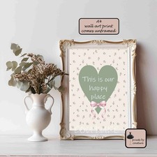 Heart Wall Art Vintage Style