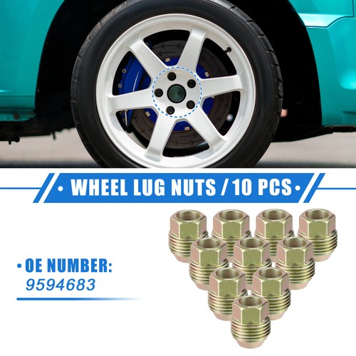 10pc m12x1 wheel lug - m12x1.5, for
