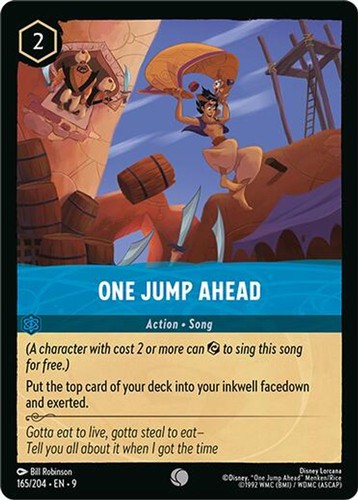 One jump ahead 165 - one, common