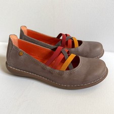 Jungla Taupe Leather Mary Jane