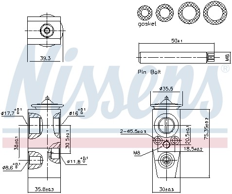 Expansion valve fits - valve,