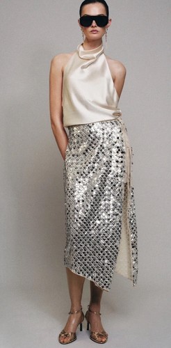 Zara asymmetric sequin - asymmetric,