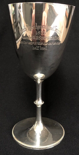 Antique silver presentation