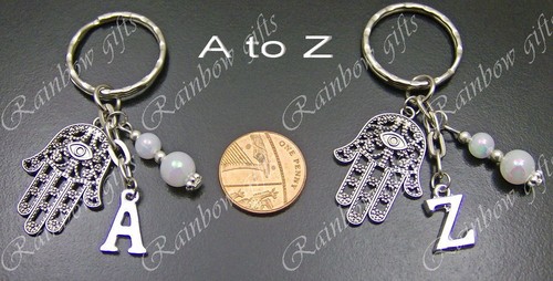 Hamsa hand keyring alphabet - hand,