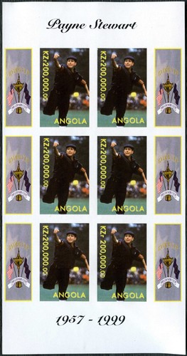 Angola payne stewart 1957 1999 - angola, 1957-1999