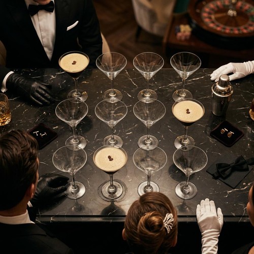 Espresso martini glasses - espresso,