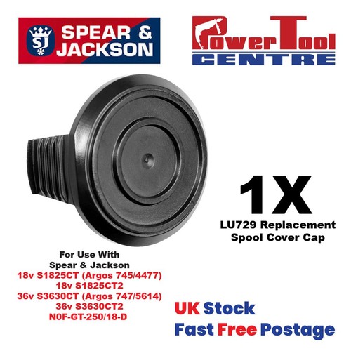Alm spool cover cap for - cap, spear