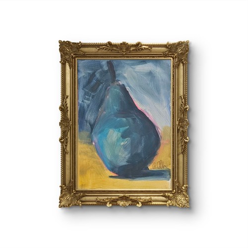 Imagine art pear still - art, life