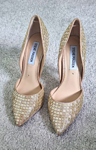 Steve madden gold studded - gold,