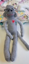 Handmade Sock Monkey with
