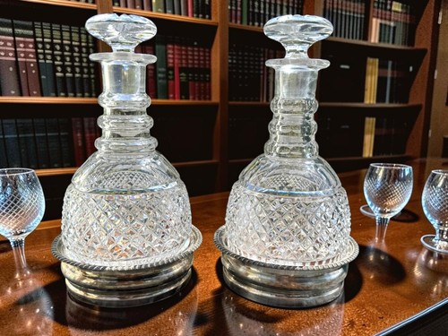 Two antique georgian cut - two,