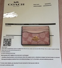 Coach Women's Pink Leather