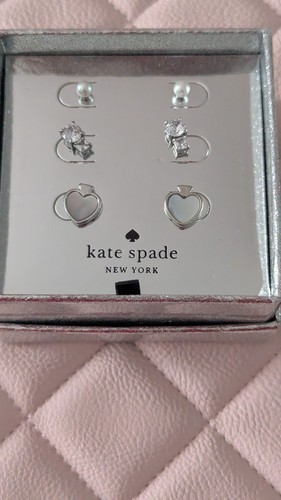 Kate spade stud heart - spade,