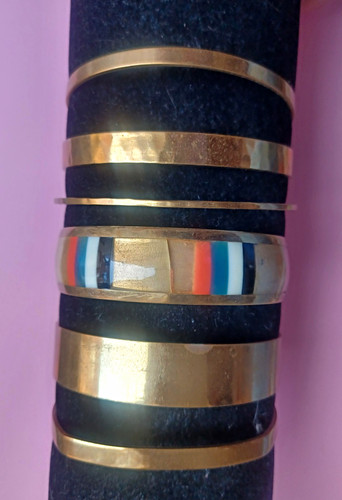 Joblot brass bangle - 6,