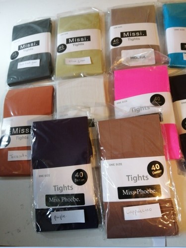 Ladies opaque denier tights - denier,