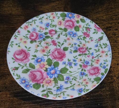 Vintage sfp plate pink - plate, rose