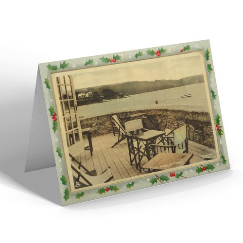 Xmas notelet vintage - -,