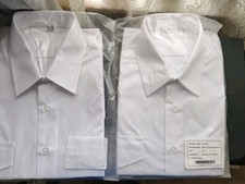 White Work Shirt Men's Long