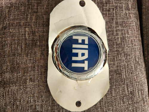 Genuine fiat blue badge - genuine, emblem
