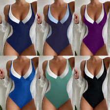 Ladies Tummy Control Monokini Bikini Swimming Costume Bathing Swimwear Swimsuit