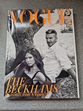 British VOGUE Magazine Fashion Oct 2018 David & Victoria Beckham Perfume Samples