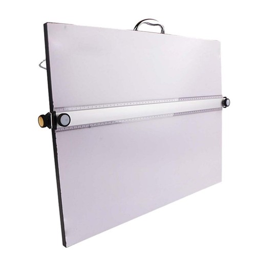 Drawing board with - with, ruler