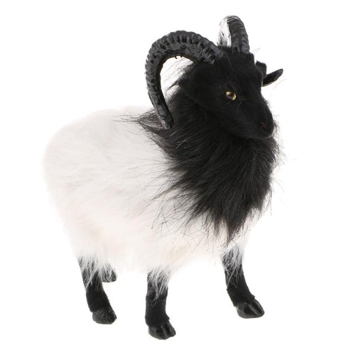 Lifelike cute goat statue - lifelike,