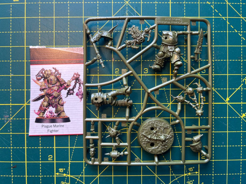 Plague marine with - marine,