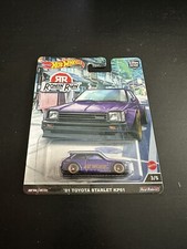 Hot Wheels Premium 81 Toyota Starlet KP61