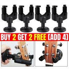 1x Wall Mount Guitar Hanger Holder Hook Keeper Hanging Bracket Bass Stand UK NEW