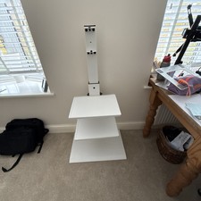 Adjustable TV Floor Stand for 32-70 Inch TVs White