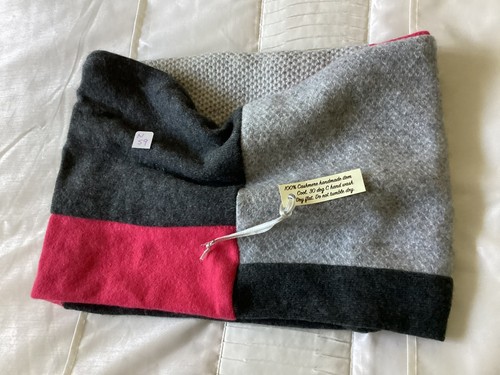 100 cashmere redbone snood - 100%,