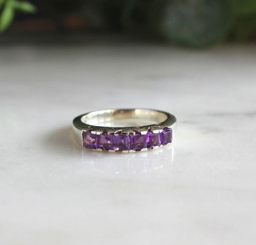 Amethyst 925 sterling silver - amethyst,