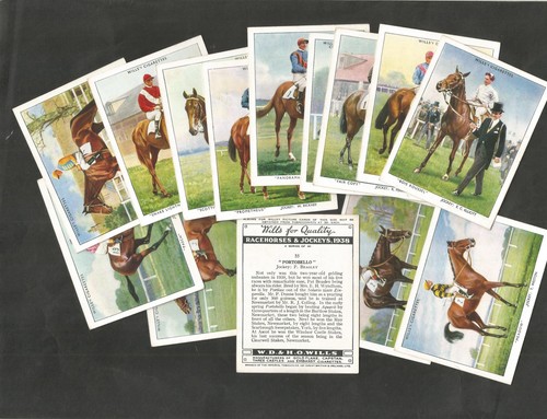 Wills racehorses and jockeys - racehorses,